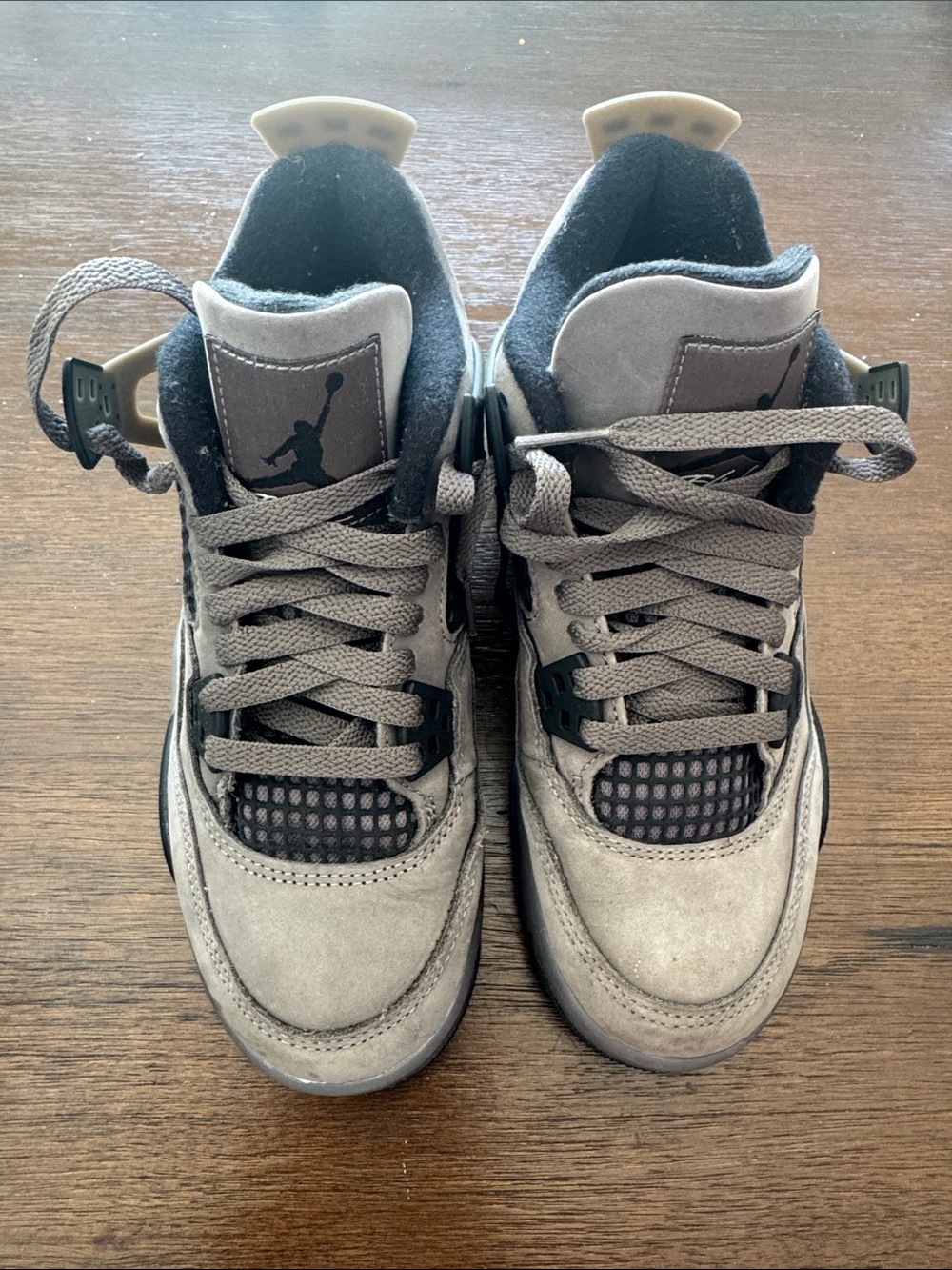 Jordan Kids Gray Suede High-Top Sneakers